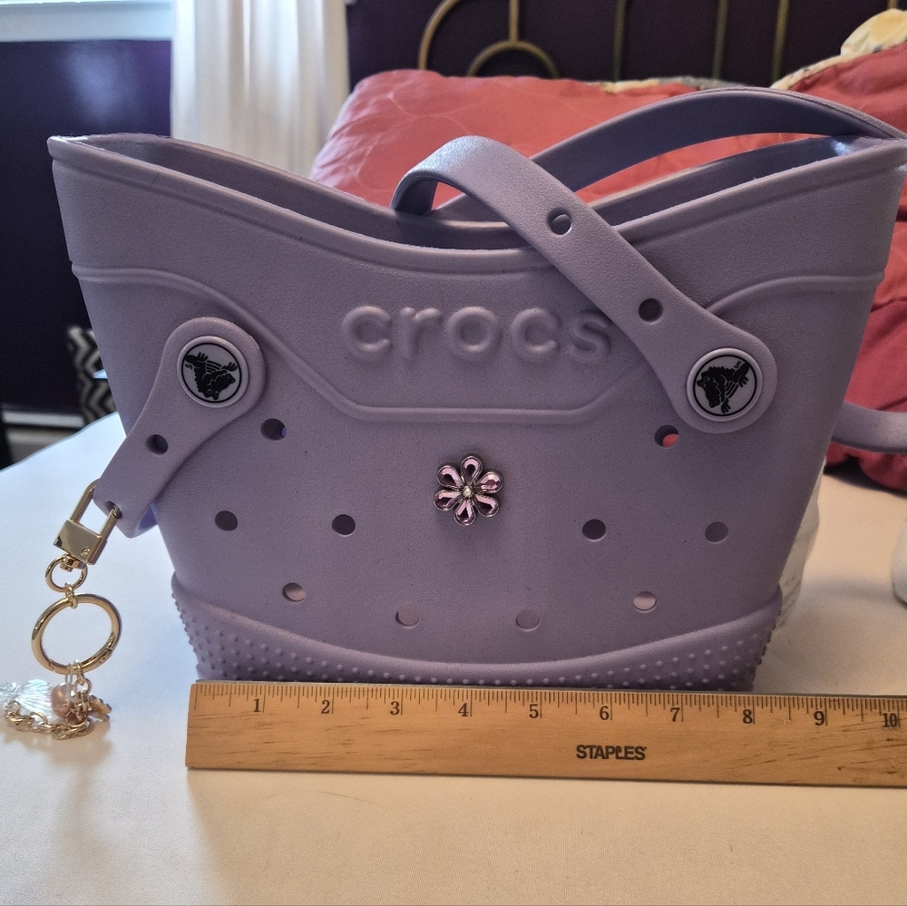 CROCS Light Purple Mini Tote with Charm